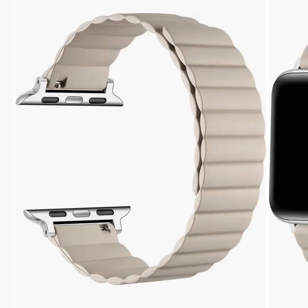 NIB The Posh Tech Beige Smartwatch Apple Watch Band